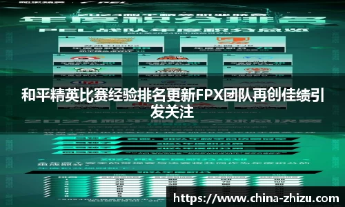 和平精英比赛经验排名更新FPX团队再创佳绩引发关注